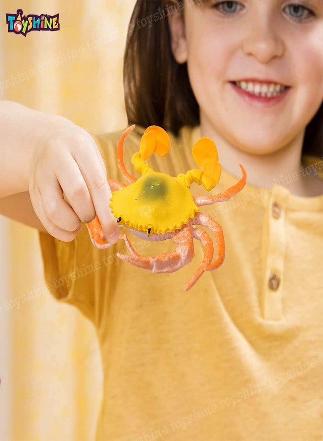 توي شاين مجموعة ألعاب توي شاين المكونة من 11 قطعة (6 حيوانات، 5 أشجار) من مجسمات حيوانات عالم البحار للأطفال - Image 3